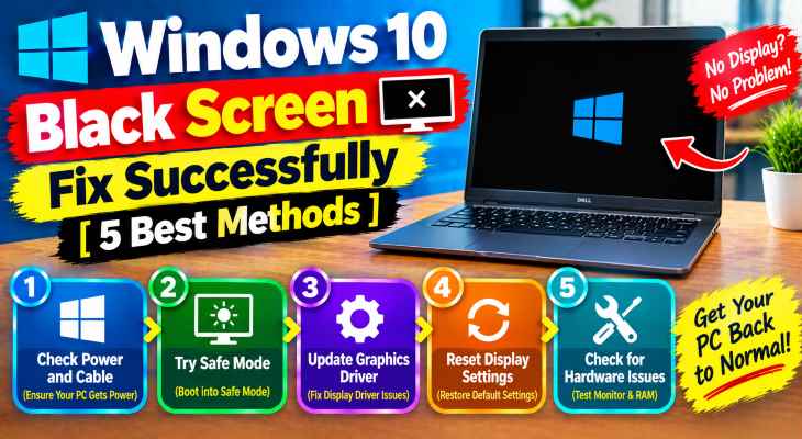 How to Fix Windows 10 Black Screen Successfully