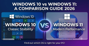 Windows 10 vs Windows 11 comparison 2026
