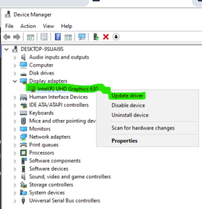 monitor problems windows 10