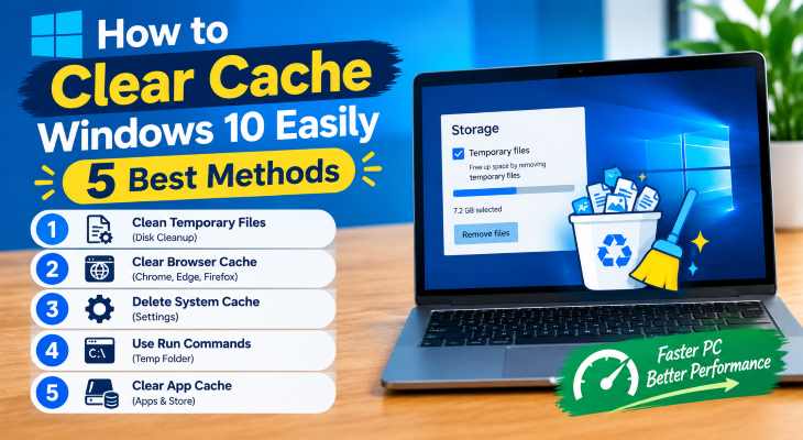 How to Clear Cache Windows 10 Easily