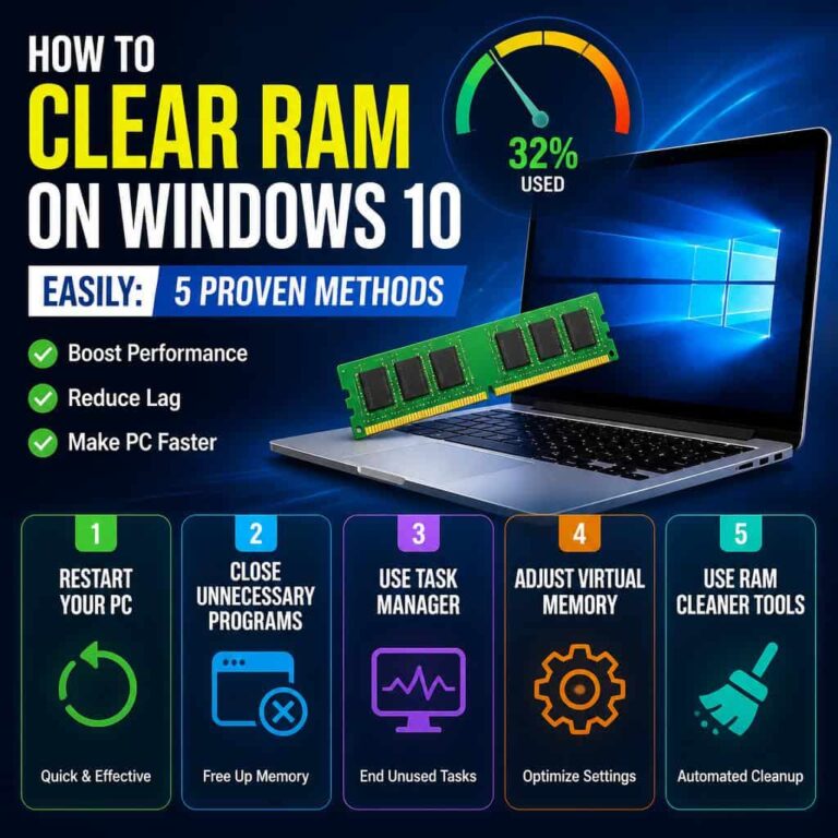 How to Clear RAM on Windows 10