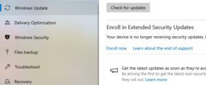 when will windows 10 support end