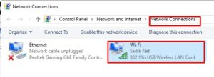 how to find wifi password on windows 10