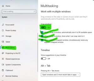 split screen windows 10