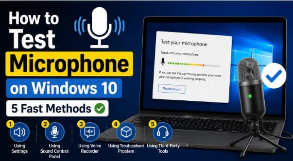 how to test microphone on windows 10