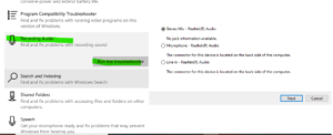 windows 10 microphone not working
