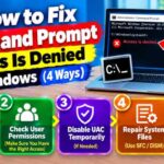 command prompt access is denied fix windows.