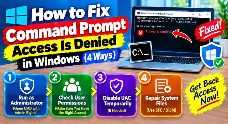 command prompt access is denied fix windows.
