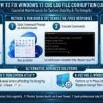 fix windows 11 cbs log file corruption