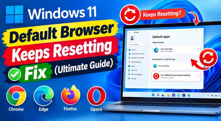 Windows 11 Default Browser Keeps Resetting Fix