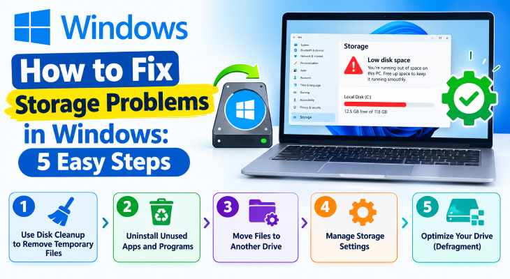 How to Fix Storage Problems in Windows