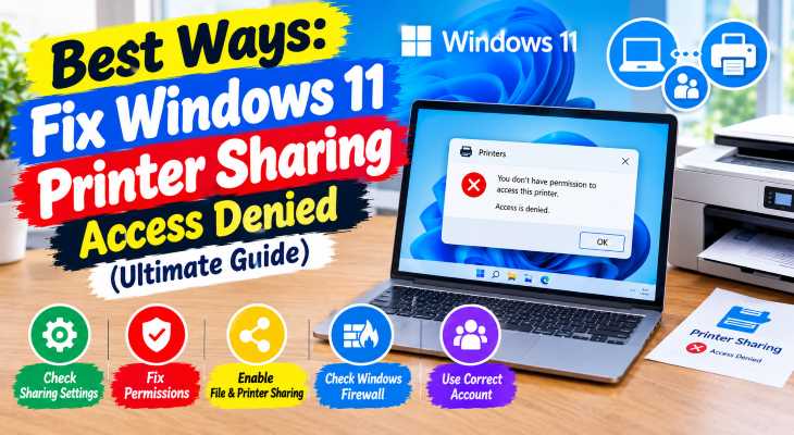 Fix Windows 11 Printer Sharing Access Denied